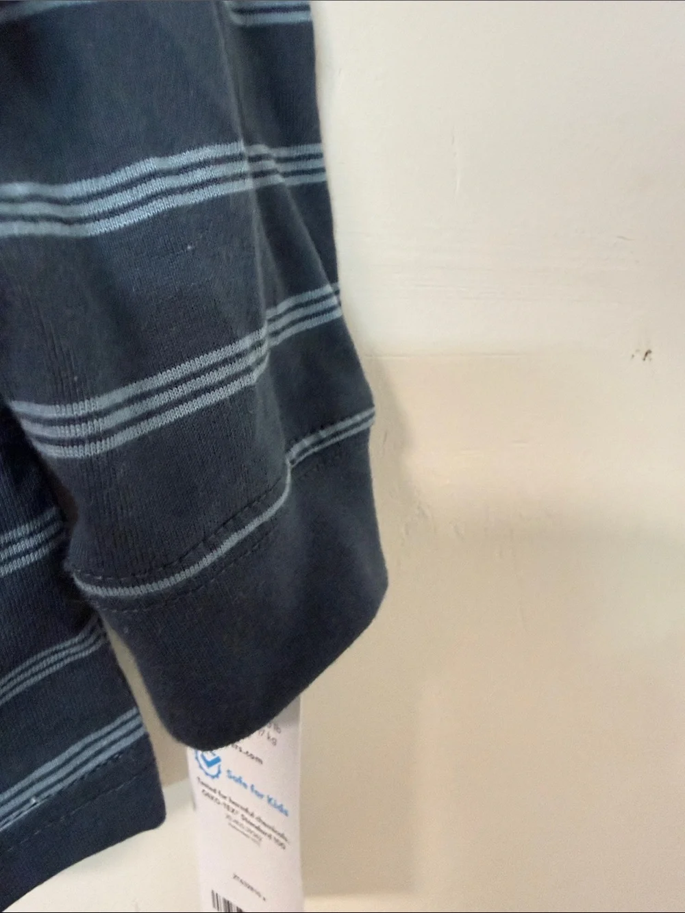 Carter's Navy and Light Blue Striped Long Sleeve Shirt